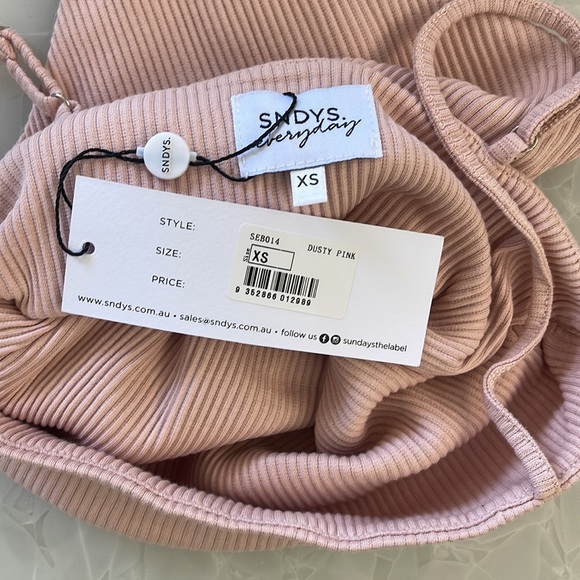 🩷 SNDYS dusty pink NWT bodysuit - Picture 5 of 8